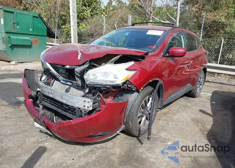 2016 Nissan Murano Sv из США, поврежденный, VIN 5N1AZ2MH4GN111102